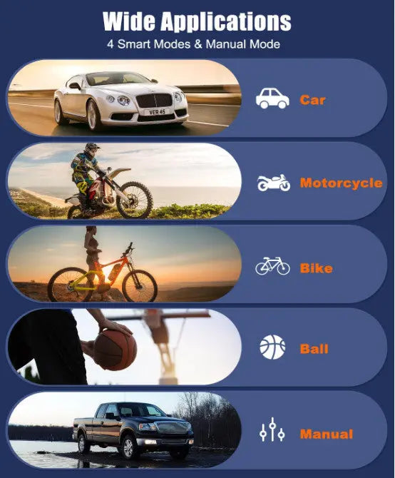 Portable Air Compressor, 21V Rechargeable Battery Powered 180PSI Handheld Pump