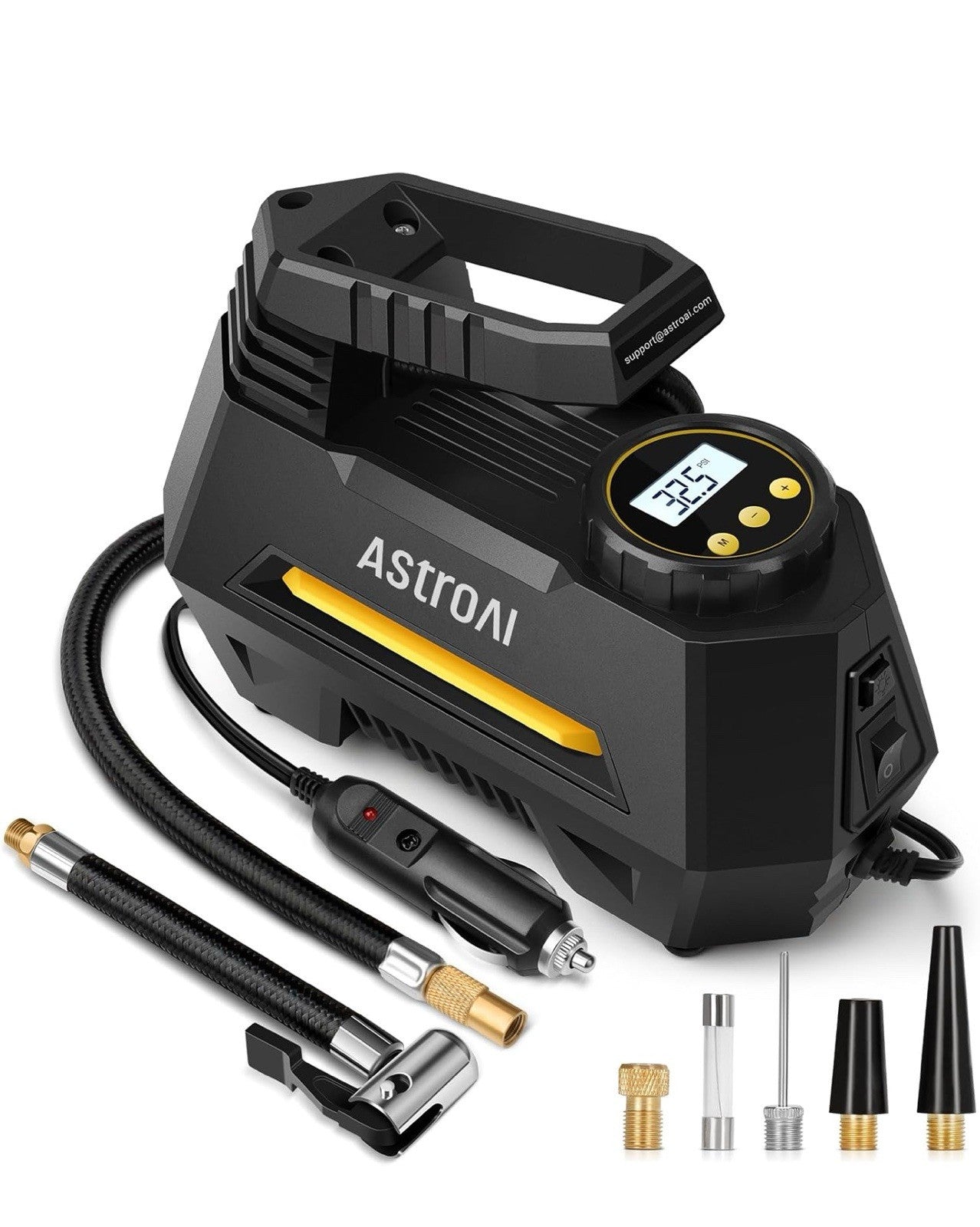 Tire Inflator Portable Air Compressor Tire Air Pump for Car Tires 12V DC